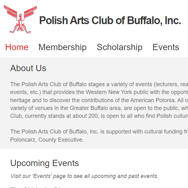 Polish Arts Club of Buffalo, Inc. - Polish organization in Buffalo NY
